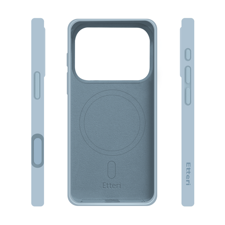 Etteri Silicone Mag -suojakuori iPhone 17 Pro Maxille, vaaleansininen