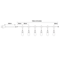 Forever Light LED String Lights 230V FLM-200 7,2m 10 filament bulbs E27 S14