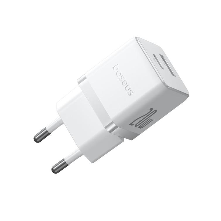 Baseus Palm -pikalaturi 1C 20W USB-C USB Kuunvalkoinen