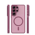 Mag Matt case for Samsung Galaxy S25 Ultra maroon camera protection