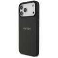 Etui Guess Grained Ring MagSafe do iPhone 17 Pro Max czarny