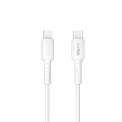 Maxlife MXUC-13 kaapeli USB-C - USB-C 1,0 m 60W valkoinen