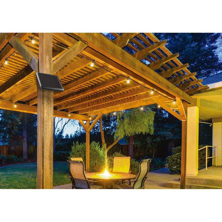 Forever Light LED-aurinkopaneeliköynnös SUNARI FLS-60 7,5m 10 lamppua IP44