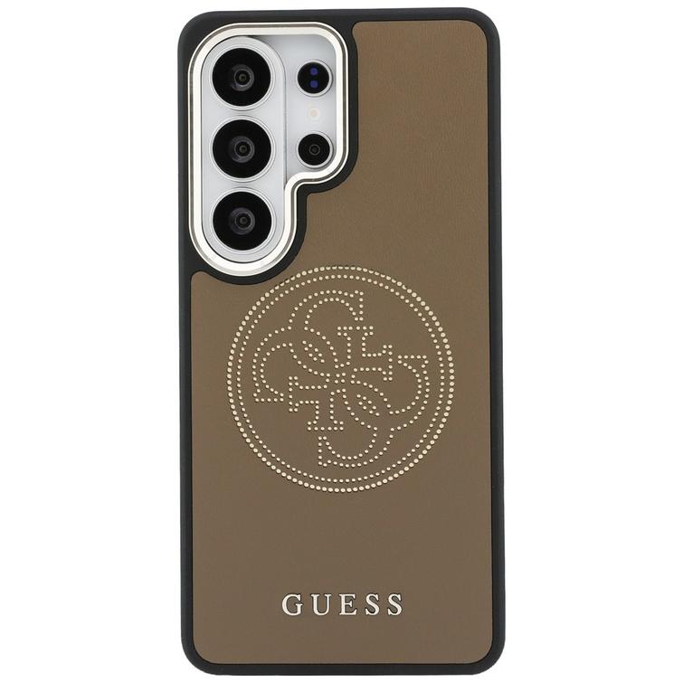 Guess case Perforated Logo MagSafe for Samsung Galaxy S26 Ultra brown