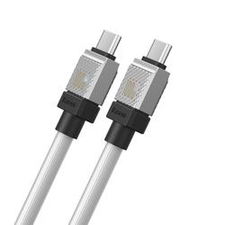 Baseus-kaapeli CoolPlay USB-C - USB-C 2m 100W valkoinen