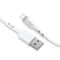 BWOO USB-kaapeli - Lightning 2m 3A valkoinen