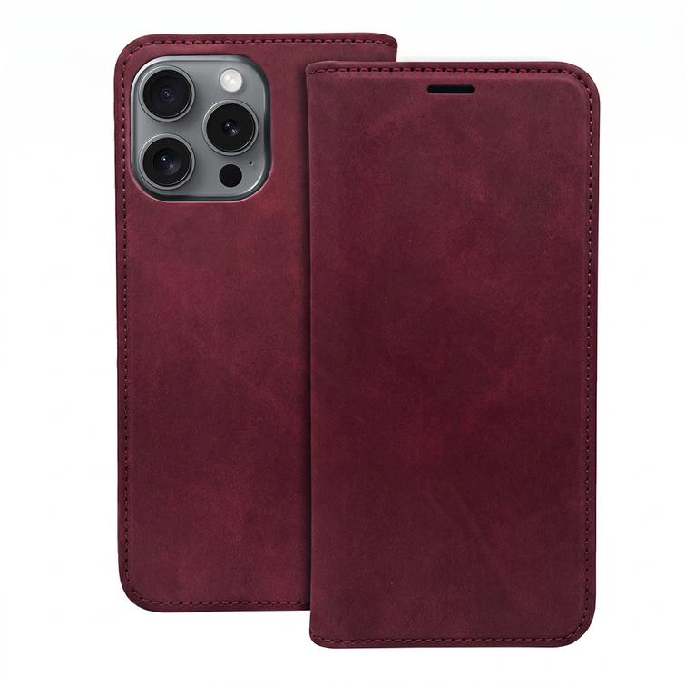 Smart Suede case for iPhone 11 maroon