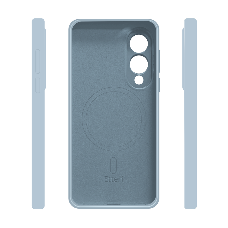 Etteri Silicone Mag -suojakuori Samsung Galaxy S25 Edgelle vaaleansininen