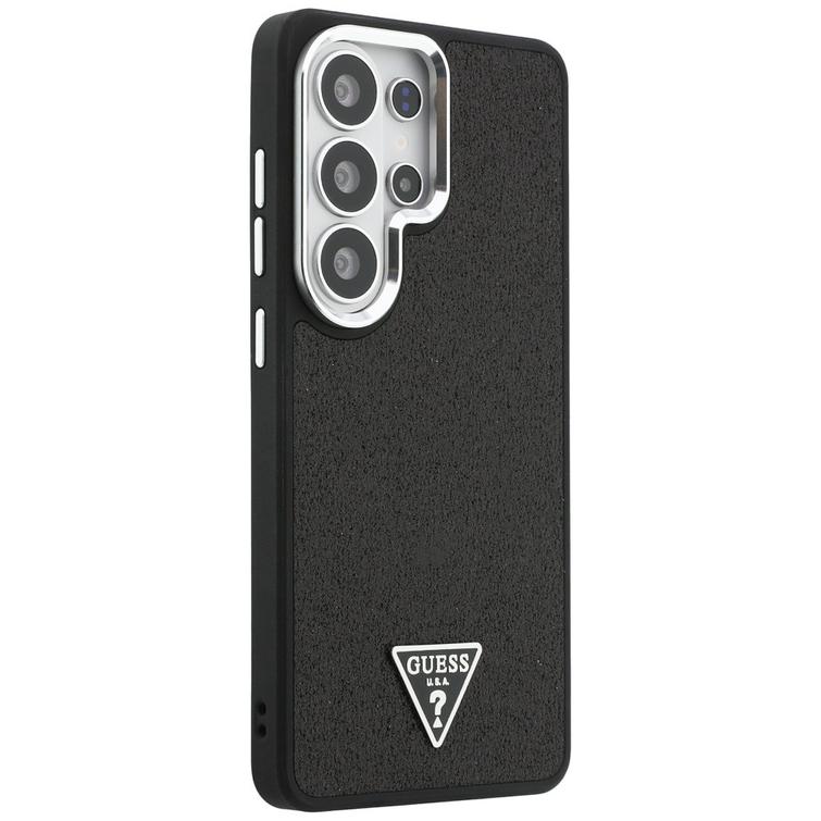 Guess case Fixed Glitter Triangle MagSafe for Samsung Galaxy S26 Ultra black