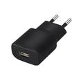 Forever TC-01 laturi 1x USB 2A musta + microUSB-kaapeli