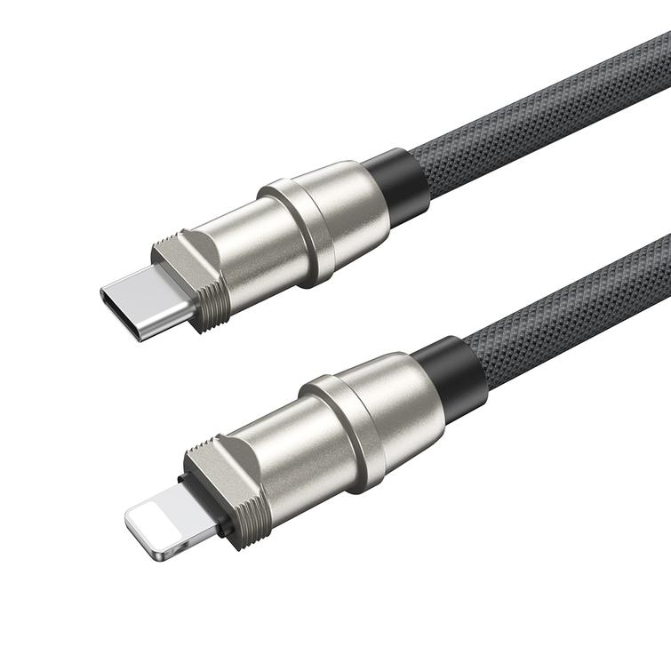 BWOO Lanyard-kaapeli USB-C - Lightning 0.3m 27W hihnalla