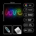 Neon LED RGB LOVE FLRN01 + RC Forever Light