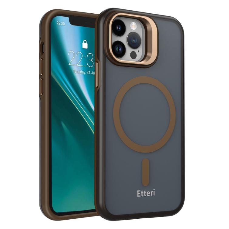 Etteri Morning Fog suojakuori iPhone 12 / 12 Prolle 6,1'' ruskea