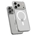 Spigen Ultra Hybrid Mag Magsafe -kotelo iPhone 17 Pro Maxille, kirkas/valkoinen