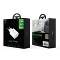 WALL CHARGER T-PHOX ISPEED 20W WHITE (EU PLUG)