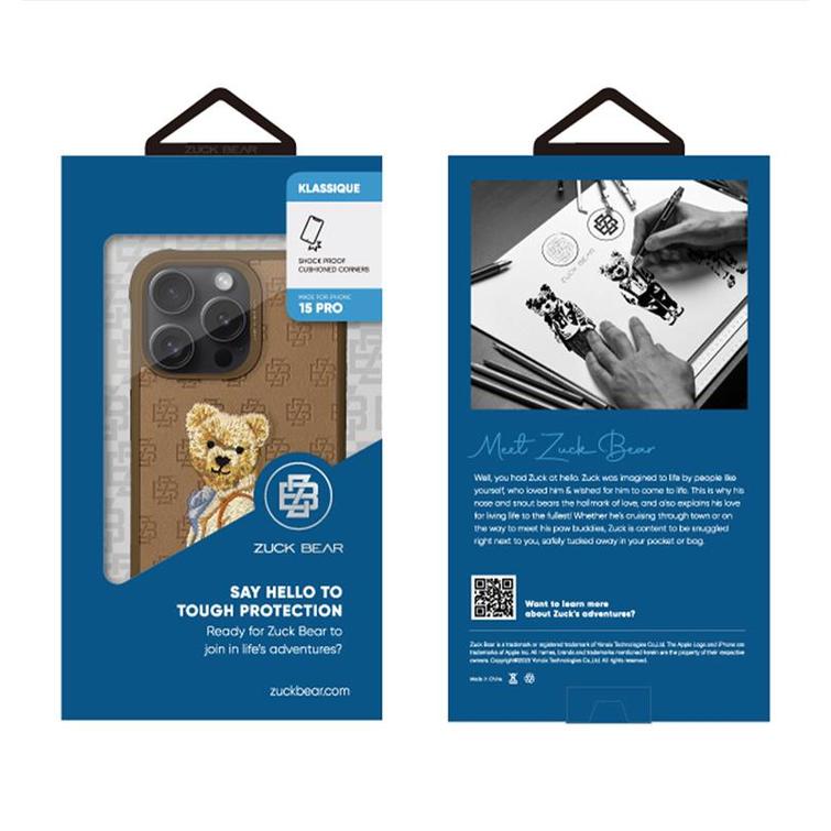 ZUCK BEAR PARIS GENTLEMAN IPHONE 15 PRO MAX SUIT