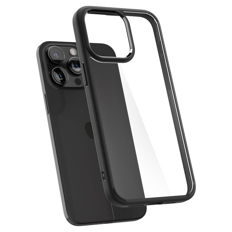Spigen Ultra Hybrid -suojakuori iPhone 15 Pro Max 6,7":lle mattamusta