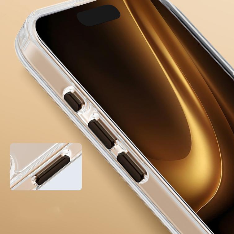 L&auml;pin&auml;kyv&auml; ohut Mag-suojakuori iPhone 16 Pro 6,3":lle, musta