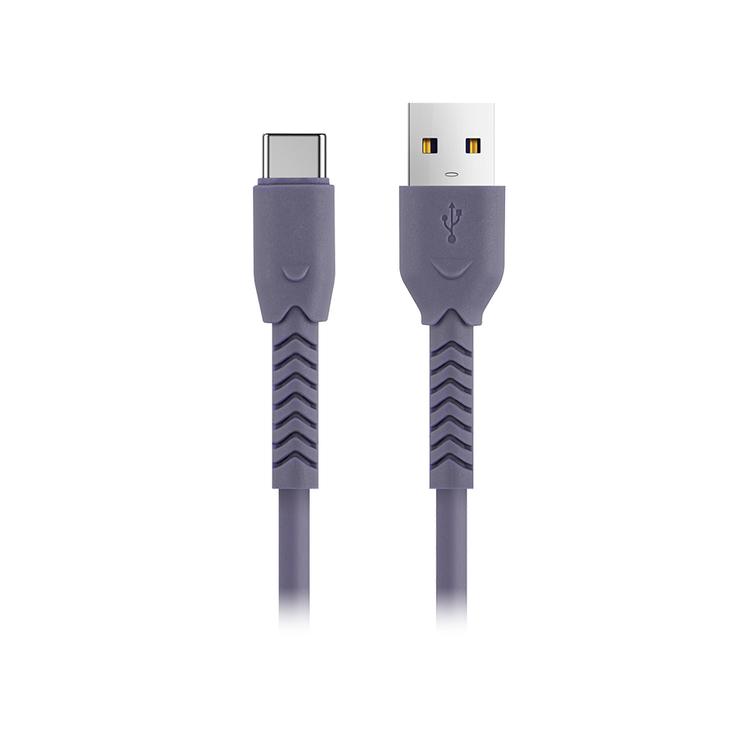 Maxlife MXUC-04 kaapeli USB - USB-C 1,0 m 3A violetti