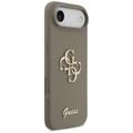 Guess Silicone Big 4G Script -suojakuori iPhone Airille, ruskea