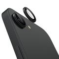 Spigen Optik Pro Glas.tR "EZ Fit" Kamerasuoja iPhone 16E:lle, musta, 2 kpl