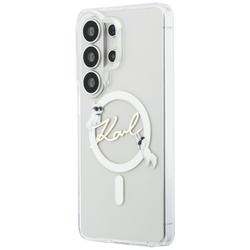 Karl Lagerfeld case IML KC Script MagSafe for Samsung Galaxy S26 Ultra transparent