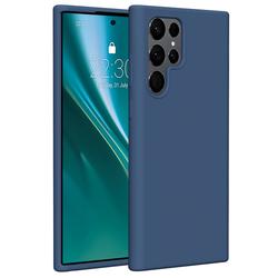 Etteri silikonikotelo Samsung Galaxy S22 Ultra tummansiniselle