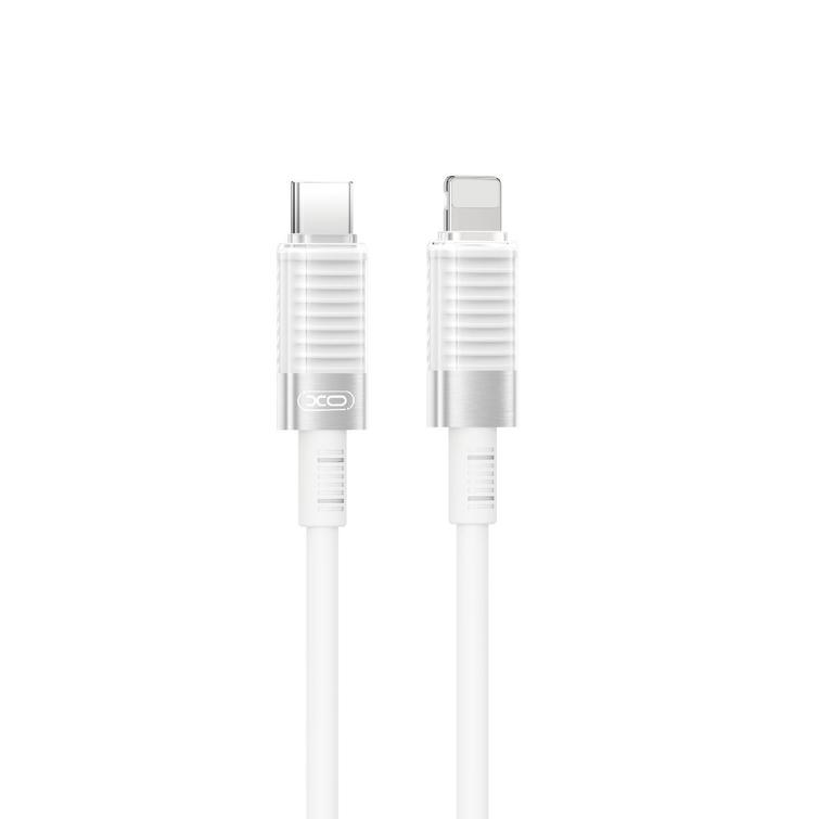 XO-kaapeli NB-Q282A PD USB-C - Lightning 1,0m 27W valkoinen