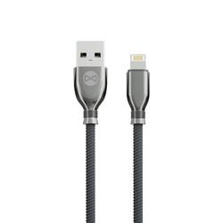 Forever Tornado USB-kaapeli - Lightning 1,0 m 3A musta