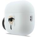 Karl Lagerfeld Silicone Karl Head 3D case for AirPods Pro 3 white