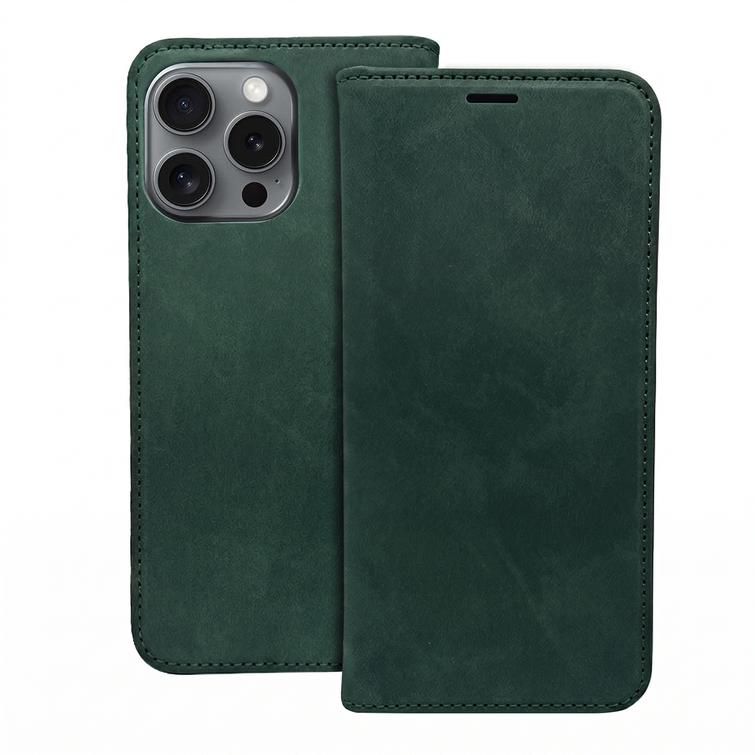 Smart Suede case for iPhone 16e / 17e green