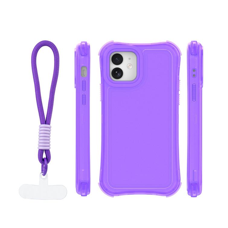 Safepop case with strap for iPhone 12 / 12 Pro 6,1" purple