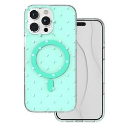 Bubble Dots Mag -kuori iPhone 16 Pro Max 6,9" vihreä