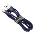 Baseus Cafule USB-kaapeli - Lightning 2,0 m 1,5A kullansininen