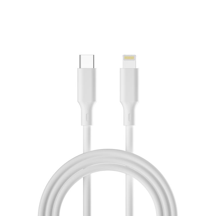 Forever kierrätyskaapeli USB-C - Lightning 1,5m 3A KR12-CL-00 valkoinen