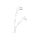 Maxlife MXUC-09 kulmakaapeli USB-C - Lightning 1,0 m 27W valkoinen