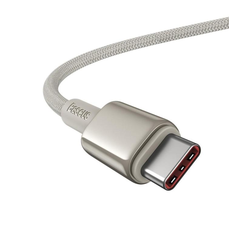 Baseus Tungsten Gold Fast Charging Data Cable Type-C to Type-C 100W 1m Titanium Galaxy Gold