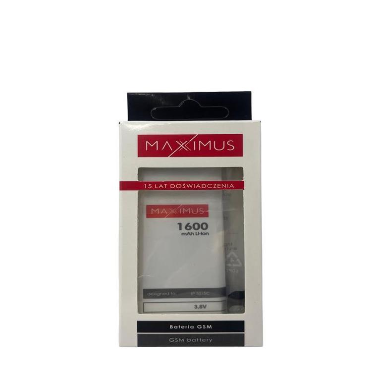 BATTERY MAXXIMUS IPHONE 5S/5C 1600mAh