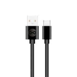Forever USB-C-kaapeli - USB-C-kaapeli 1,0 m 3A musta