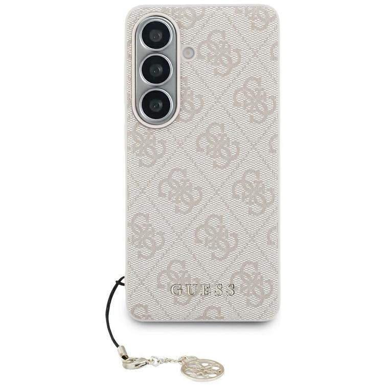 Guess case 4G Classic Logo Charm MagSafe for Samsung Galaxy S26 pink