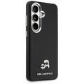 Karl Lagerfeld case Saffiano KC Metal Logo MagSafe for Samsung Galaxy S26 black
