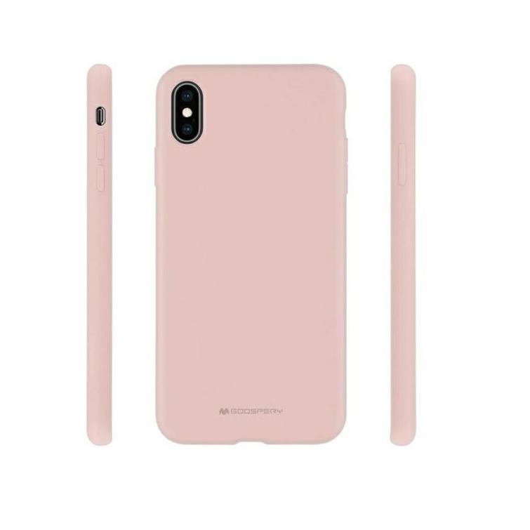 Mercury Silicone iPhone 15 Plus 6,7" różowo-piaskowa