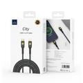 WIWU 30W City Cable Wi-C035 C-L musta