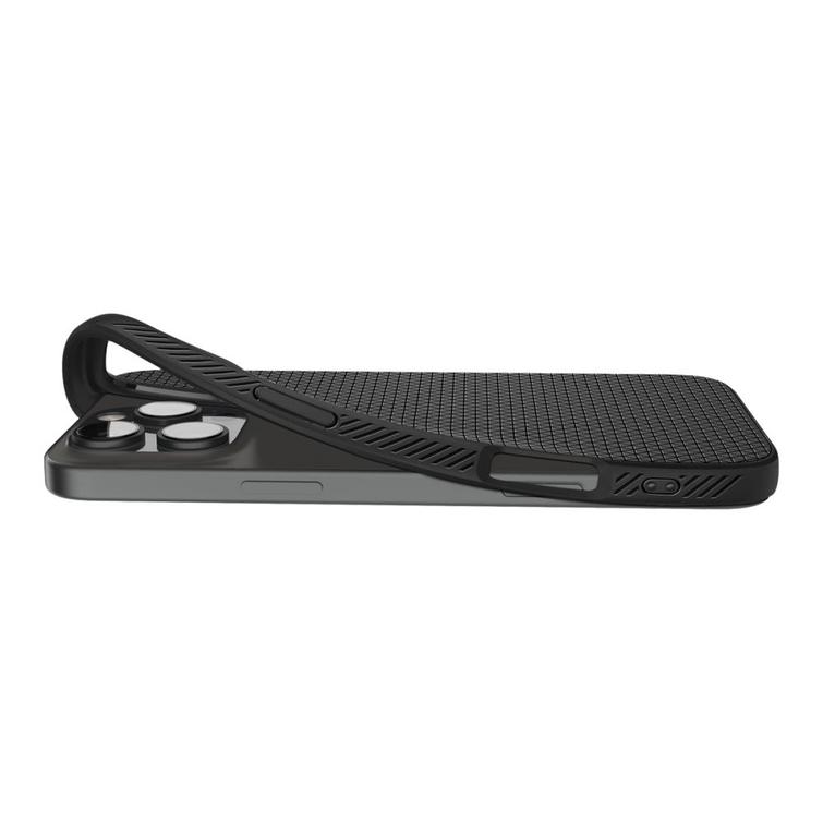 Spigen Liquid Air -suojakuori iPhone 16 Pro Max 6,9":lle mattamusta