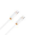 XO kaapeli NB-Q302B PD USB-C - USB-C 1,0m 60W Valkoinen