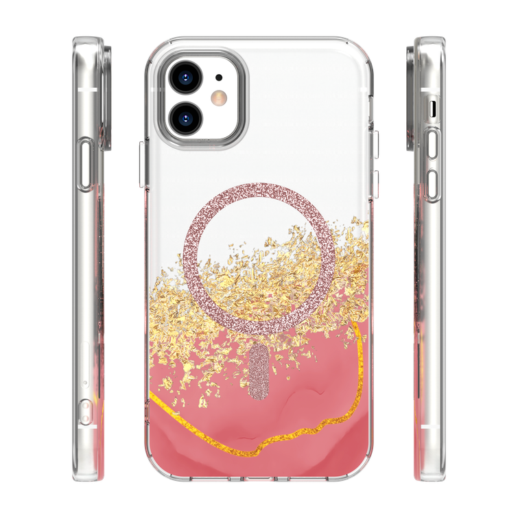Epoxy Mag case for iPhone 11 pink