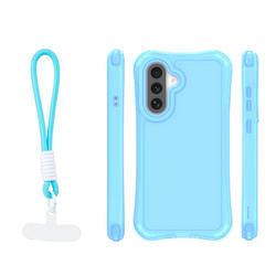 Safepop case with strap for Samsung Galaxy A36 5G / A56 5G / A37 5G blue