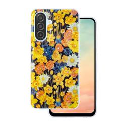 Samsung Galaxy A36 5G / A56 5G:n Glow Glam -suojakuori, oranssi