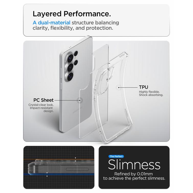 SPIGEN ULTRA HYBRID GALAXY S26 ULTRA CRYSTAL CLEAR