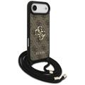 Guess 4G Big Logo Cord Stap -olkalaukku iPhone Airille, ruskea